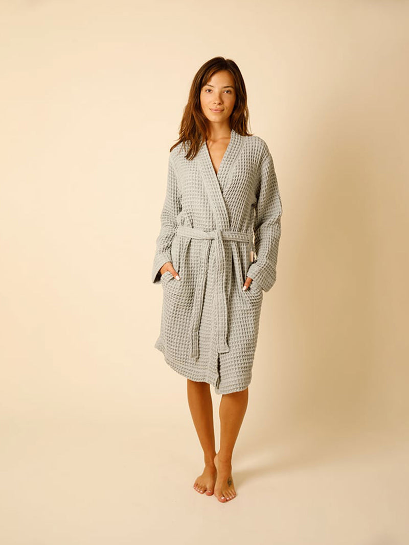 Spa Essentials by Sleep Sense Waffle Knit Cozy Wrap Robe | Dillard's